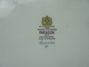 Listing 4 of 4 for English china serving plate - Coniston - Paragon China