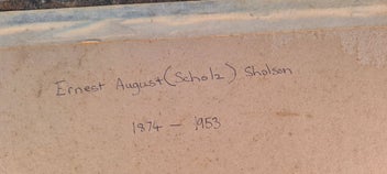 Listing 2 of 2 for Framed Photograph - Ernest August (Scholz) Sholson