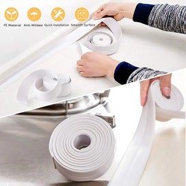Listing 3 of 7 for NNEOBA Bathroom Shower Sink Bath Sealing Strip Tape White