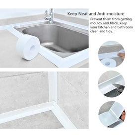 Listing 4 of 7 for NNEOBA Bathroom Shower Sink Bath Sealing Strip Tape White