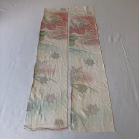 Listing 12 of 19 for Vintage Decorative Silk Fabric PIeces X2