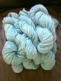 Listing 2 of 2 for 200gms "Aqua" Corrie Fizz - Wool/Llama/Rayon