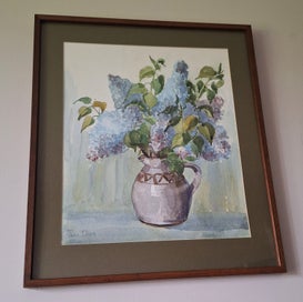 Listing 3 of 20 for +++ CHARMING " JOAN DARE - LILAC FROM THE GARDEN HAVELOCK " PAINITNG +++