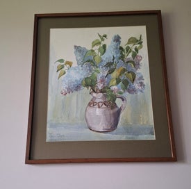 Listing 5 of 20 for +++ CHARMING " JOAN DARE - LILAC FROM THE GARDEN HAVELOCK " PAINITNG +++