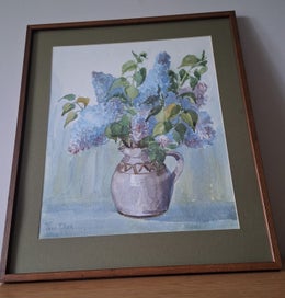Listing 6 of 20 for +++ CHARMING " JOAN DARE - LILAC FROM THE GARDEN HAVELOCK " PAINITNG +++