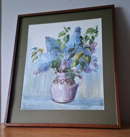 Listing 7 of 20 for +++ CHARMING " JOAN DARE - LILAC FROM THE GARDEN HAVELOCK " PAINITNG +++