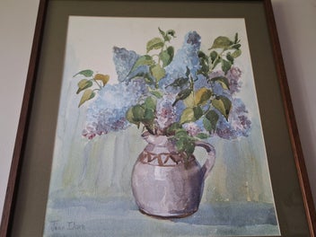 Listing 8 of 20 for +++ CHARMING " JOAN DARE - LILAC FROM THE GARDEN HAVELOCK " PAINITNG +++
