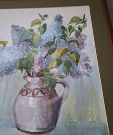 Listing 11 of 20 for +++ CHARMING " JOAN DARE - LILAC FROM THE GARDEN HAVELOCK " PAINITNG +++