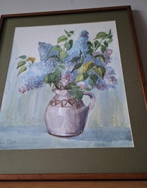 Listing 19 of 20 for +++ CHARMING " JOAN DARE - LILAC FROM THE GARDEN HAVELOCK " PAINITNG +++