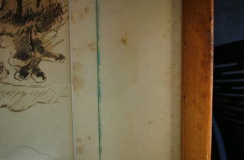 Listing 5 of 7 for Original Artwork by Clifford B. West – Framed Ink & Wash Drawing