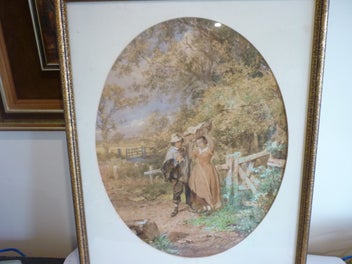Listing 5 of 6 for 1861 ENGLISH PAINTING.ORIGINAL by H.J.HOLDING.