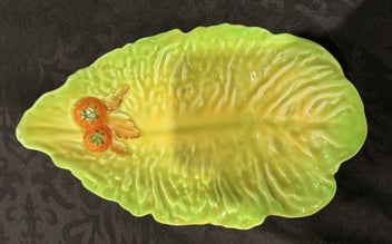 Listing 1 of 3 for Cabbage Leaf & Tomato Serving Dish.