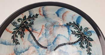 Listing 8 of 11 for +++ STRIKING "JENGHIS " POTTERY BOWL +++