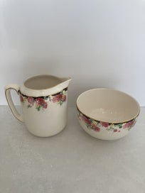 Listing 9 of 20 for Royal Doulton part tea set - Clover design 1940s