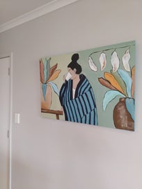 Listing 6 of 7 for Coffee break - large original by kiwi artist