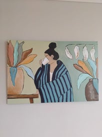 Listing 5 of 7 for Coffee break - large original by kiwi artist