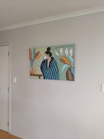 Listing 7 of 7 for Coffee break - large original by kiwi artist