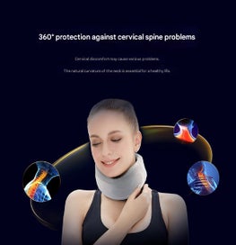 Listing 5 of 6 for Elosung Size Light Green Ergonomic Neck Support Brace Soft Cervical Collar For P