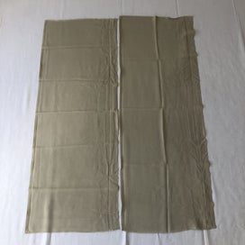 Listing 4 of 7 for Vintage Japanese Green Silk Fabric Pieces Kimono Panels X2