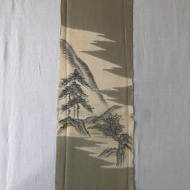 Listing 6 of 10 for Vintage Japanese Silk Kimono Panel Fabric Piece