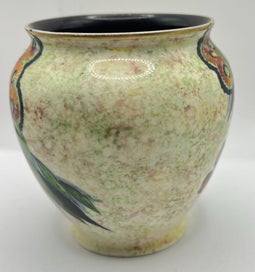 Listing 4 of 6 for Rare Art Deco Carlton Ware Shape 466 Vase - Pattern 3790 "Gum Tree"