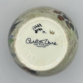 Listing 6 of 6 for Rare Art Deco Carlton Ware Shape 466 Vase - Pattern 3790 "Gum Tree"