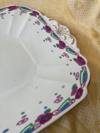 Listing 4 of 6 for Shelley fine bone china cake plate Cairo circa 1921