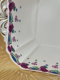 Listing 2 of 6 for Shelley fine bone china cake plate Cairo circa 1921