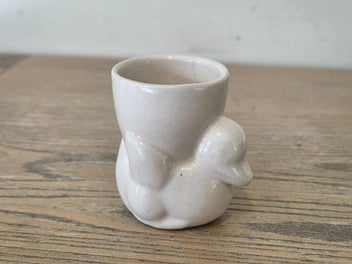 Listing 2 of 7 for Early Crown Lynn White Duck Egg Cup