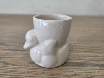Listing 1 of 7 for Early Crown Lynn White Duck Egg Cup