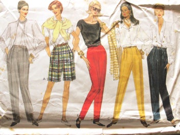 Listing 1 of 1 for Womans Vogue Shorts and Pants Pattern szs 14 & 16