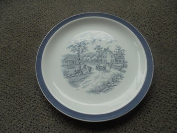Listing 1 of 3 for Alfred Meakin 'Home in the Country' lunch plate