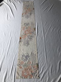 Listing 16 of 20 for Vintage Japanese Silk Floral Fabric Piece Old Obi Panel