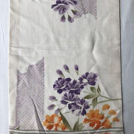 Listing 20 of 20 for Vintage Japanese Silk Floral Fabric Piece Old Obi Panel