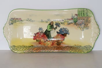 Listing 1 of 2 for ***ROYAL DOULTON SERIES SANDWICH TRAY "FLOWER SELLERS"***