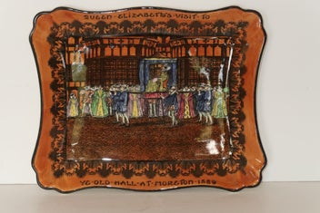 Listing 1 of 4 for ***ROYAL DOULTON OLD MORETON QUEEN ELIZABETH VISIT PLATE***