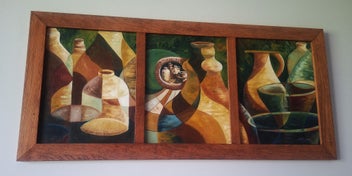 Listing 2 of 12 for +++ WELL-EXECUTED "LORRAINE V. ROONEY - TRIPTYCH" STILL LIFE OIL PAINTING +++