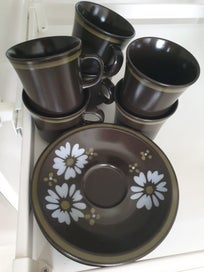 Listing 5 of 5 for Mikasa Majorca Ravenna Coffee Cups & Saucers