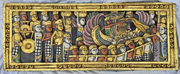 Listing 1 of 2 for Beautiful Balinese carved wall art