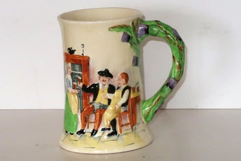 Listing 2 of 2 for ***GORGEOUS VINTAGE CROWN DEVON MUSICAL AULD LANG SYNE TANKARD***
