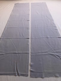 Listing 5 of 12 for Vintage Japanese Lilac Purple Silk Fabric Pieces X2 Kimono Panels