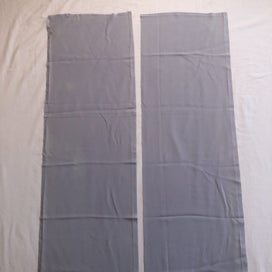 Listing 6 of 12 for Vintage Japanese Lilac Purple Silk Fabric Pieces X2 Kimono Panels
