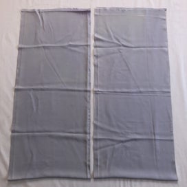 Listing 10 of 12 for Vintage Japanese Lilac Purple Silk Fabric Pieces X2 Kimono Panels