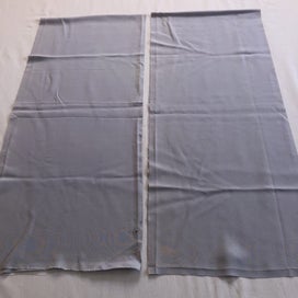 Listing 12 of 12 for Vintage Japanese Lilac Purple Silk Fabric Pieces X2 Kimono Panels