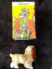 Listing 2 of 7 for VINTAGE WADE Glazed Porcelain Boxed Figurine of "LADY" Lady & The Tramp