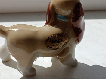 Listing 4 of 7 for VINTAGE WADE Glazed Porcelain Boxed Figurine of "LADY" Lady & The Tramp