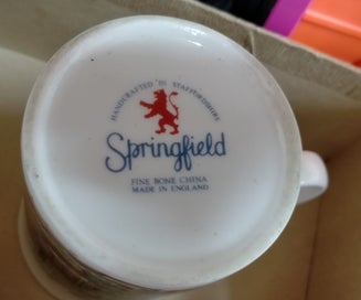 Listing 3 of 3 for Springfield bone china farming mugs x 2 as 1 tidy lot