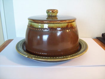 Listing 2 of 8 for TITIAN COUNTRY FAIR RANGE CHEESE DISH CIRCA 1960'S - 70'S