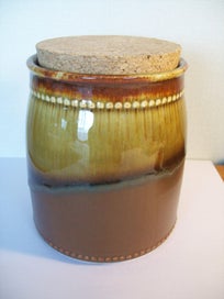 Listing 3 of 8 for TITIAN COUNTRY FAIR RANGE LARGE STORAGE JAR CIRCA 1960'S - 70'S