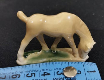 Listing 3 of 5 for 1953 Vintage Wade Whimsies Grazing Horse, Set 1